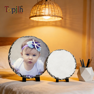 Topjlh Sublimation <strong>Blank</strong> Custom Family House Memory <strong>Slate</strong> Frame Heat Transfer Ready for Photo Printing - Product Image 5