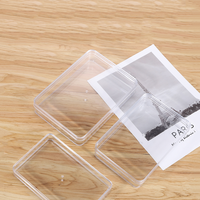 Offre Spéciale PS Rectangle de bonbons en plastique Transparent emballage jetable en plastique cookie conteneur de stockage