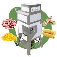 Coupeur de maïs doux et frais Enlever les épis Husker Processus Shell Thresh Remover Batteuse Décortiqueur Machine