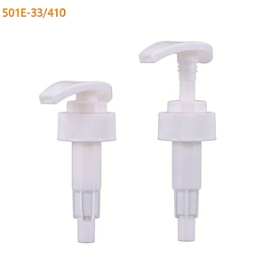 หัวปั๊มพลาสติกสีขาว 33/410 รุ่น 501E ป้องกันการรั่วซึม สำหรับบรรจุภัณฑ์สบู่เหลวและครีมอาบน้ำ - Product Image 1
