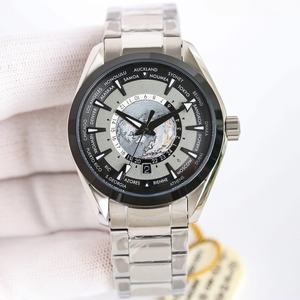 Montre-bracelet de luxe pour homme en acier inoxydable avec cristal saphir, modèle polyvalent, vente en gros personnalisée - Product Image 1