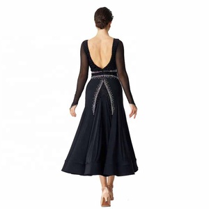 M-2028 de salón latino de alta gama para mujer, ropa de práctica de baile, <span class=keywords><strong>Flamenco</strong></span>, Foxtrot, vestido de práctica de baile moderno - Product Image 6