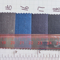 PRÊT en STOCK poids lourd 100% coton popeline vérifier réactif teint Jacquard tissu 270gsm 7mm Ripstop solide Cargo pantalon tissu