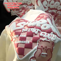 Dropshipping, fabricant de vêtements surdimensionnés en coton 100% lourd, t-shirts pour hommes avec logo en mousse 3D, impression personnalisée en relief