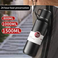 Erlenmeyer Termo – imprimante d'étiquettes de flacons sous vide personnalisable pour grande bouteille d'eau avec marqueur de temps de motivation