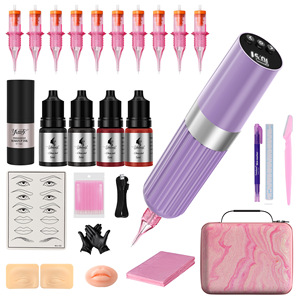Kit PMU pour débutants avec machine et encre pour la pratique des sourcils et des lèvres, outils d'entraînement - Product Image 2