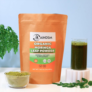 Polvo de Hoja de Moringa Orgánica de Alta Calidad, Suplemento Dietético para Adultos con Vitaminas, Minerales y Antioxidantes para el Apoyo Inmunológico - Product Image 6