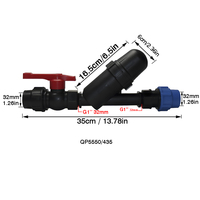 Kit de raccord de tuyau d'eau avec filtre à mailles G1'' 3/4'' DN25 DN20, filtre à mailles pour arroseur de jardin, filtre goutte-à-goutte pour traitement de l'eau