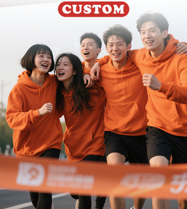 उच्च गुणवत्ता वाली कस्टम टीम लाइन सिल्क स्क्रीन मुद्रित शीतकालीन स्ट्रीटवियर हूडी - Product Image 3