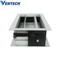 Conduits d'air HVAC utilisés en aluminium de haute qualité en forme de carré/rectangle réglable amortisseur de contrôle du volume d'air