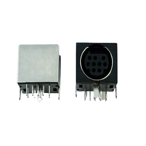 Hoyato Socket Port de charge Dock 9pin Mini <span class=keywords><strong>Din</strong></span> <span class=keywords><strong>Jack</strong></span> Short Body R/A Enry Connecteur fabricant - Product Image 5