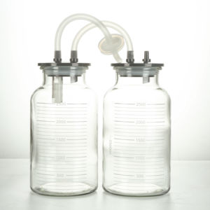 Bouteille d'aspiration médicale à bas prix, <span class=keywords><strong>machine</strong></span> d'aspiration électrique, bouteilles en verre, fabrication chinoise - Product Image 1