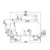 Boîtier en aluminium d'usinage CNC Boîtier d'instruments électroniques Boîtier PCB