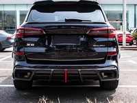 Kit de mise à niveau du pare-chocs arrière adapté à la BMW X5 G05, style AE modifié, véritable fibre de carbone, lèvre arrière, diffuseur arrière, kit carrosserie