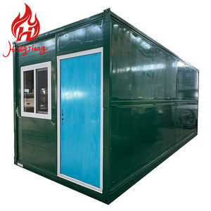 Düz römork 2 yatak odası lüks Predfabricated konteyner evler ile küçük ev römork kişisel kullanım garaj - Product Image 2