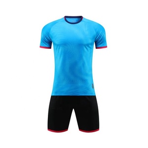 Maillot de football personnalisé 25-26, ensemble de maillots de football à manches courtes pour hommes, survêtement athlétique 100 % coton, imprimé par transfert thermique, séchage rapide - Product Image 3