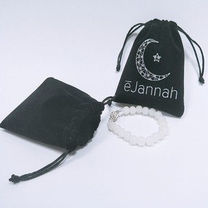 סיטונאי מותאם אישית תיק עדר שרוך פנינה קטיפה עם הדפס לוגו - Product Image 4