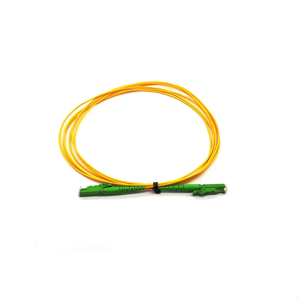 E2000/APC-E2000/APC Fiber Optic Patch cord Simplex SM G652D st/fc/sc/lc/mtrj/e2000 fiber patch cord