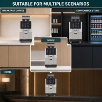Mesin Kopi Otomatis Autotronix S900 Bean to Cup 500 Cangkir Per Hari Rendah Kebisingan Ideal untuk Kantor Layanan Mandiri