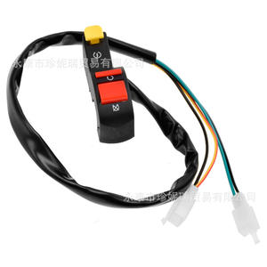 Nouvel interrupteur d'allumage pour moto tout-terrain 110/125cc, bouton poussoir en plastique pour guidon droit, pièce de rechange - Product Image 3