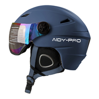 Casques de ski de construction approuvés CE EN 1077, nouveaux casques de ski haut de gamme personnalisés avec visière, casque de snowboard avec verre