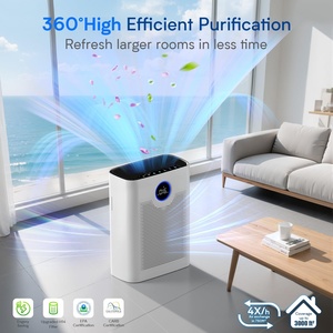 Purificateurs d'air pour la maison, grandes pièces jusqu'à 2200 pieds carrés. Purificateur d'air pour animaux domestiques avec filtre lavable, affichage PM 2.5, purificateur d'air pour chambre à coucher - Product Image 3