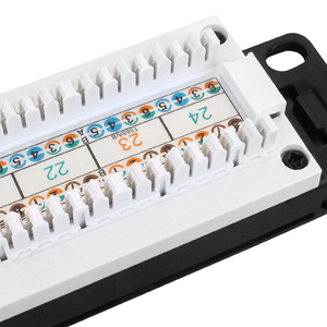 RPS-2043H8C6 CAT6 UTP 24 ports, panneau de brassage RJ45 pré-équipé, 19 pouces, double IDC, 100 % testé, garantie 5 ans, <span class=keywords><strong>T568A</strong></span>/<span class=keywords><strong>B</strong></span>, 22-26 AWG - Product Image 3