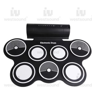 Portable Silicone Main-Roll Électronique Batterie Ensemble USB Jazz Tambour En Gros <span class=keywords><strong>Instrument</strong></span> Transfrontalier pour Percussion <span class=keywords><strong>Tabla</strong></span> Style - Product Image 3