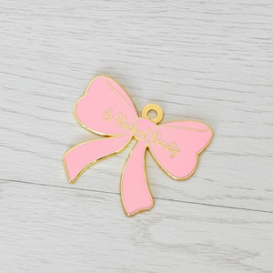 Nhà Máy Tùy Biến Kim Loại Cứng Mềm Men Móc Chìa Khóa Trái Tim Bốn Lá Clover Bow Thiết Kế Kim Loại <span class=keywords><strong>Keychain</strong></span> Cho Quà Tặng - Product Image 2