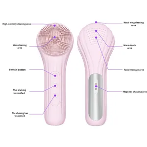 Cepillo Limpiador Facial LED Impermeable, Masajeador Facial Eléctrico Portátil, Eliminador de Puntos Negros, Limpiador de Poros ABS, Herramienta para la Piel - Product Image 3