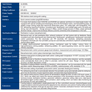 Biorreactor de cultivo microbiano para biorreactor de cultivo celular en suspensión de perfusión de laboratorio - Product Image 5