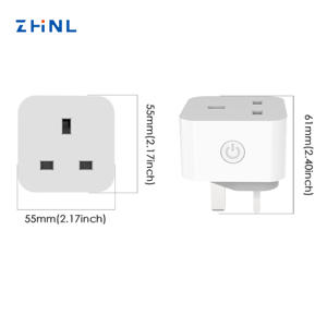 <span class=keywords><strong>Prise</strong></span> <span class=keywords><strong>murale</strong></span> intelligente Wi-Fi pour outils <span class=keywords><strong>de</strong></span> cuisine, usage industriel et hospitalier, avec contrôle à distance et fonction <span class=keywords><strong>de</strong></span> minuterie - Product Image 5
