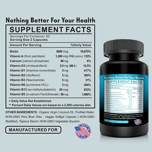 Capsules de biotine en marque blanche ODM/OEM, brûleur de graisse naturel, complément alimentaire pour la perte de poids pour adultes - Product Image 2