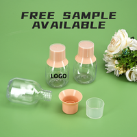 Bouteille en plastique PET vide transparente de 200 ml personnalisée pour sirop contre la toux liquide oral avec bouchon de Xianglin Plastics