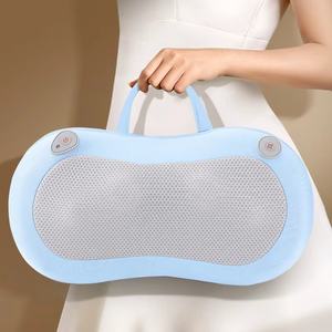 Coussin <span class=keywords><strong>de</strong></span> massage léger bidirectionnel à 8 têtes, intensité réglable, compresse chaude, rechargeable, pour le corps entier et la taille - Product Image 5