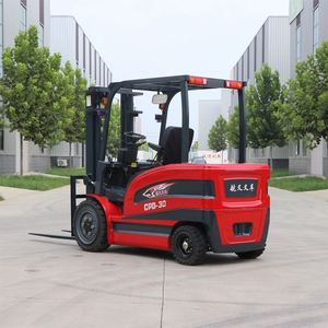 Manufacturer Narrow Forklift Mini Electric Forklift 1.0 Ton 1.5 Ton Three Wheel Forklift with <b>Small</b> Turning Radius - Product Image 2