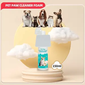 Espuma Limpiadora de Pies de Mascotas para Perros y Gatos-Limpieza de Patas y Cuidado de Pies-150ml-Embalaje Neutro, Post-Descuento