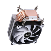 Refroidisseur de processeur de bureau QiuzAim Workstation, 2011 Pin, dissipateur thermique à tour refroidi par air 120 mm, 4/6 caloducs en cuivre, ventilateur silencieux X99 X79
