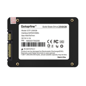 SSD ภายในขนาด 2.5 นิ้ว ความจุ 256GB ของแท้ใหม่ พร้อมอินเทอร์เฟซ SATA3 และการส่งข้อมูลความเร็วสูง สำหรับอีคอมเมิร์ซ - Product Image 2
