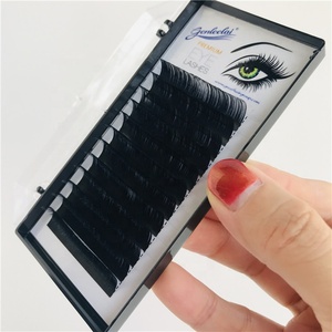 Extensions de cils en volume, marque privée, entièrement naturelles, douces, 0.07 Super Noir, faites à <span class=keywords><strong>la</strong></span> main, PBT Noir Mat, Cachemire, sans cruauté, véganes - Product Image 4