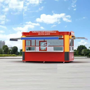 Quioscos comerciales al aire libre, puestos móviles de té con leche para mercados nocturnos, puestos de vendedores ambulantes para entradas de parques - Product Image 5