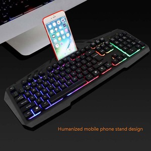 Keyboard Mekanikal berkabel kunci 104 warna campuran, lampu latar dapat disesuaikan game tahan air - Product Image 2