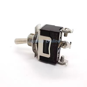 Interruptor de palanca de 2/3/4/6 pines con tornillo, ON/OFF (ENCENDIDO), con bloqueo, momentáneo, con retorno por resorte, <span class=keywords><strong>contactos</strong></span> plateados, 16A/250VAC - Product Image 5
