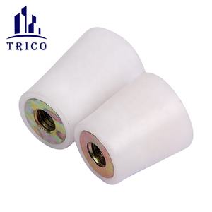 Plastik D Konili Beton Kalıp Bağları, İç Ünite Düz Nervürlü Pul ile D Kalıp Bağları - Product Image 3