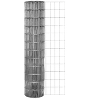 Panneau de grillage soudé galvanisé pleine largeur, robuste et durable pour la construction, l'élevage et les clôtures de jardin