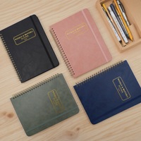 Articles cadeaux d'affaires : Carnet A5 2026-2027, Agenda hebdomadaire et mensuel en anglais, Coffret cadeau, Personnalisation en usine, Journal, Carnet à spirale