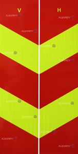 New Arrival Cheap Price Customized Manufacturer Reflective <b>Stickers</b> Rear Marking Plate <b>Sticker</b> - Product Image 6