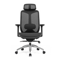 Chaise de bureau ergonomique en maille robuste, accoudoirs 4D, hauteur réglable, design moderne, haute qualité, pour longues heures de streaming, garantie 3 ans