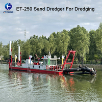 Mesin Pemompa Pasir Sungai Tipe Cutter Suction Dredger dengan Mesin dan Sistem Penentuan Posisi GPS