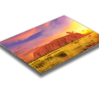 Feuille acrylique personnalisée polychrome résistant aux UV imperméable à l'eau surface mate pour panneaux d'affichage Signalisation de plaque de logo artistique